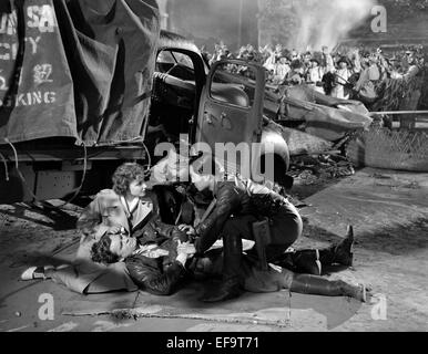 BARRY NELSON, Laraine Day, ein heftig AUF DER BURMA ROAD, 1942 Stockfoto