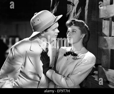 BARRY NELSON, Laraine Day, ein heftig AUF DER BURMA ROAD, 1942 Stockfoto