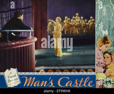 SPENCER TRACY, GLENDA FARRELL, MANN'S CASTLE, 1933 Stockfoto