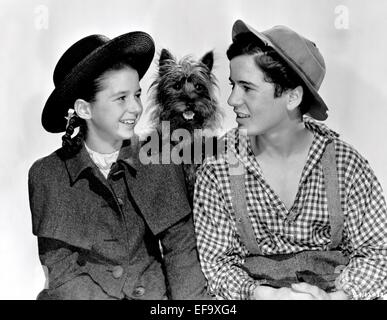 VIRGINIA WEIDLER, Gene Reynolds, BAD KLEINEN ENGEL, 1939 Stockfoto