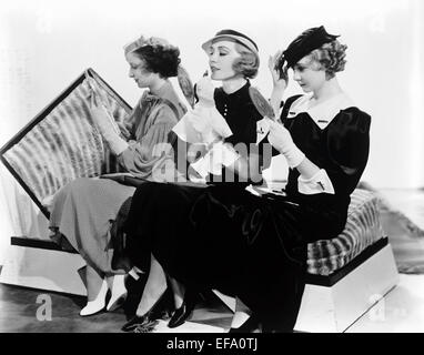 ALICE BRADY, MADGE EVANS, UNA MERKEL, Schönheit FÜR VERKAUF, 1933 Stockfoto