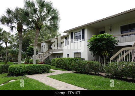 Boynton Beach Florida Eigentumswohnung Einheiten Palm Beach County Stockfoto