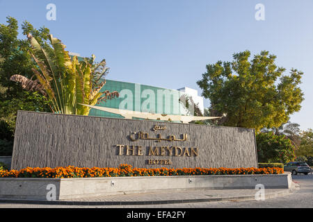 Meydan Hotel an der Rennbahn in Dubai, Vereinigte Arabische Emirate Stockfoto