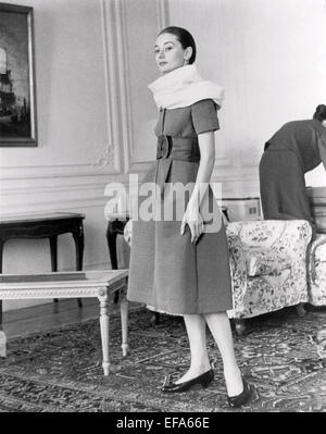 AUDREY HEPBURN SCHAUSPIELERIN (1953) Stockfoto