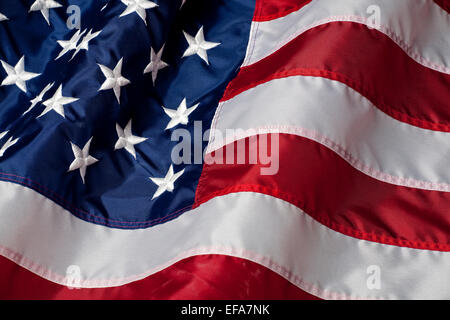 Amerikanische Flagge winken Stockfoto