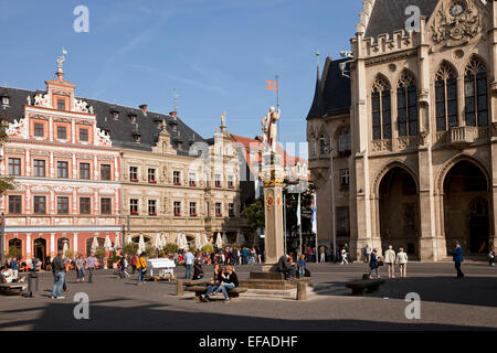 Fischmarkt / Fischmarkt in Erfurt, Thüringen, Deutschland Stockfoto