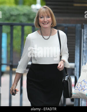 Prominente in den ITV Studios Featuring: Harriet Harman Where: London, Vereinigtes Königreich bei: 28. Juli 2014 Stockfoto