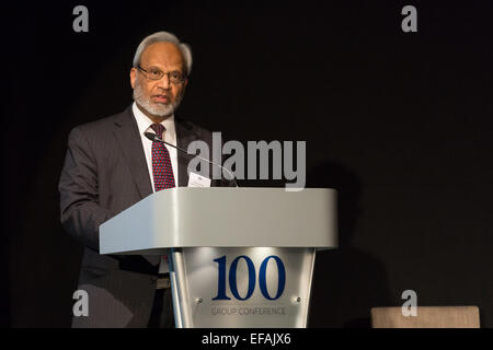 London, UK. 29. Januar 2015. Dr. Shuja Shafi, Sekretär des Muslim Council of Britain, Rede auf der britischen Werte-Konferenz Stockfoto