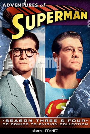 GEORGE REEVES POSTER ADVENTURES OF SUPERMAN (1952) Stockfoto