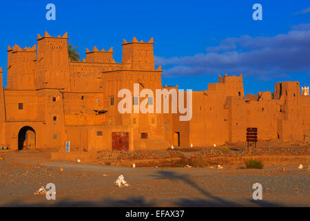 Amerhidil, Amridil, alte Kasbah, Skoura, Ouarzazate Region, Marokko, Afrika Stockfoto