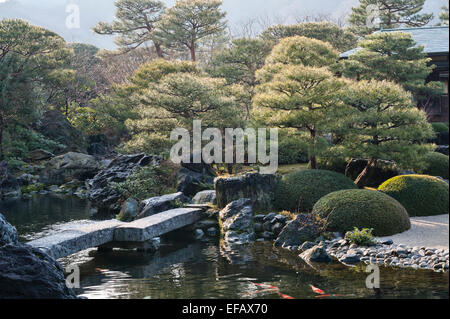 Japanischer Garten im Adachi Museum in der Präfektur Shimane Japan