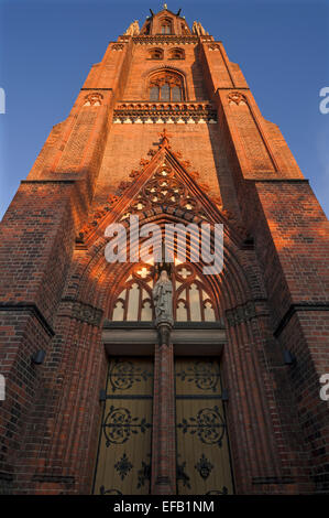 Die neugotische St. Pauls Kirche, Baujahr 1863-1869, Schwerin, Mecklenburg-Western Pomerania, Deutschland Stockfoto