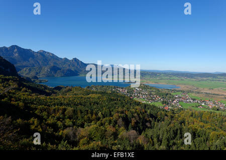 Auf Stutzenstein Berg über Kochel am See, Loisach-Tal, Upper Bavaria, Bavaria, Germany Stockfoto