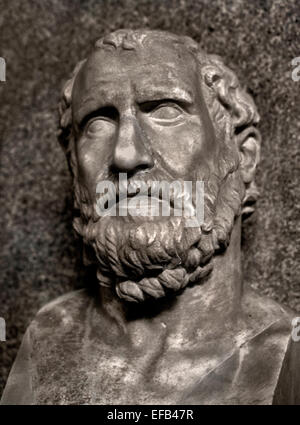 Der griechische Philosoph Epikur (341270 v. Chr.). Römischen Kopien