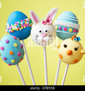 Cake Pop mit einem Thema Ostern Stockfoto