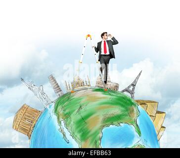 Neue Ziele zu finden Stockfoto