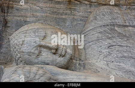 Gal Vihara, 12. Jahrhundert Rock Tempel von The Buddha befindet sich In der alten Stadt von Polonnaruwa, Sri lanka Stockfoto