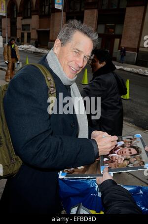New York, NY, USA. 30. Januar 2015. Tim Matheson unterwegs für Promi-Schnappschüsse - Fr, New York, NY 30. Januar 2015. © Derek Sturm/Everett Collection/Alamy Live-Nachrichten Stockfoto