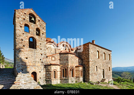 Die Kirche des Heiligen Dimitrios (Metropolis) in Mystras, Griechenland Stockfoto