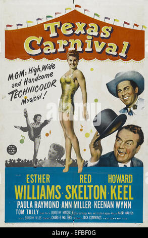 FILM POSTER TEXAS KARNEVAL (1951) Stockfoto