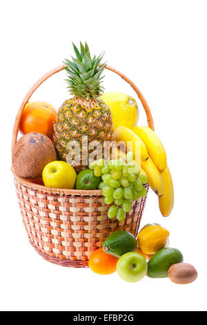 Obstkorb Stockfoto