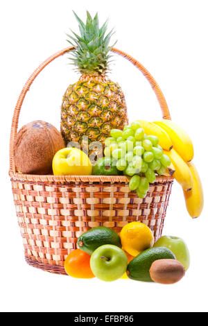 Obstkorb Stockfoto