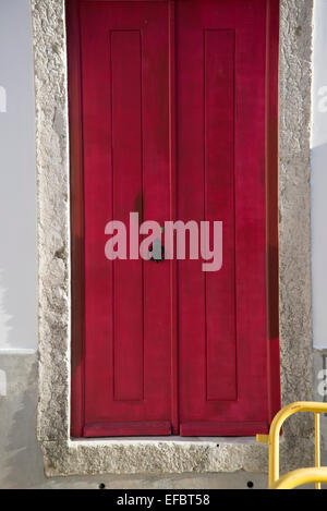 Rote Tür Stockfoto