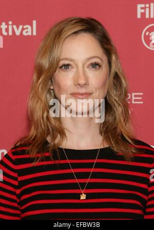 Park City, UT, USA. 30. Januar 2015. Judy Greer im Ankunftsbereich für Oma-Premiere auf der 2015 Sundance Film Festival, Eccles Center, Park City, UT 30. Januar 2015. Bildnachweis: James Atoa/Everett Collection/Alamy Live-Nachrichten Stockfoto