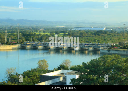 Pa Sak Jolasid Dam in Lopburi, Thailand Stockfoto