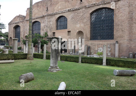 Bäder von Diocletian (Terme di Diocleziano) Rom Italien Stockfoto