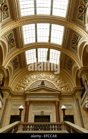 Galerie und Montage Westzimmers Wisconsin State Capitol in madison Stockfoto