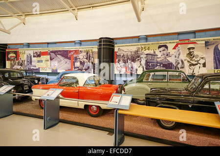 Die Zeit-Straße im Heritage Motor Centre Gaydon, Warwickshire UK Stockfoto
