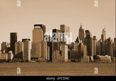 Skyline von New York city Stockfoto