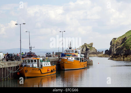 Cape Clear Fähren in North Harbour Kap klar. Stockfoto