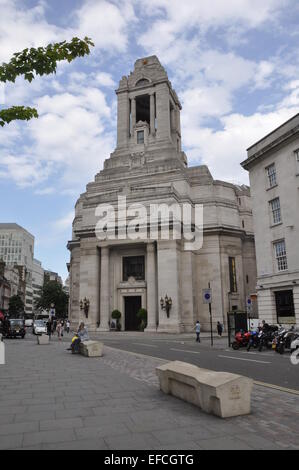 Freemasons' Hall ist der Sitz von der Vereinigten Großloge von England und der wichtigste Treffpunkt für Freimaurerlogen. Stockfoto