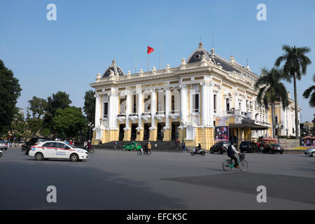 Opernhaus Hanoi Vietnam Stockfoto