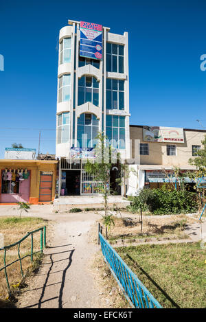 Straßen der Stadt von Shire, Tigray in Äthiopien, Afrika Stockfoto