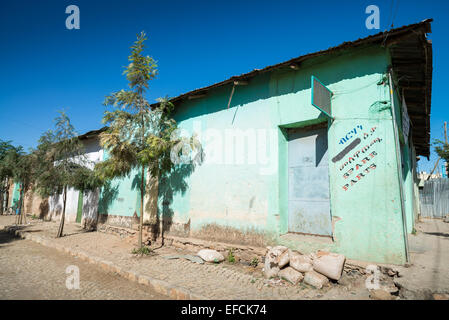 Straßen der Stadt von Shire, Tigray in Äthiopien, Afrika Stockfoto