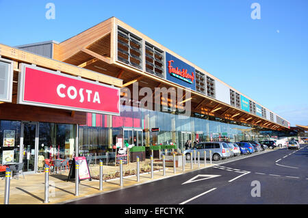 Costa Coffee-Shop, der Bischof Centre, Taplow, Buckinghamshire, England, Vereinigtes Königreich Stockfoto