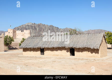 Historische Fort und Heritage Village in Fujairah, Vereinigte Arabische Emirate Stockfoto