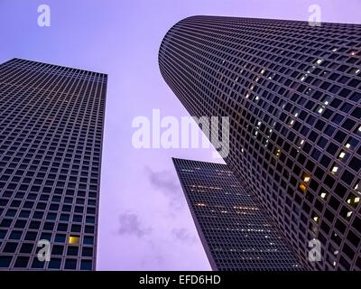 Azrieli Wolkenkratzer Stockfoto