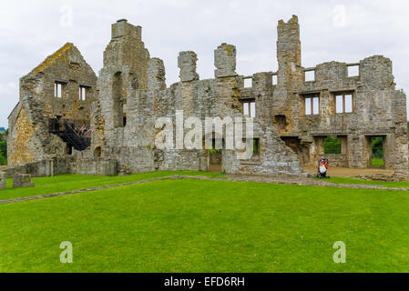 Ruinen des zwölften Jahrhunderts Prämonstratenser Abtei des Hl. Johannes der Täufer am Egglestone County Durham England UK Stockfoto