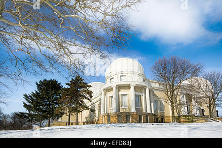 Das Allegheny Observatory in Riverview Park in Pittsburgh, Pennsylvania, USA, ist eine große astronomische Forschungseinrichtung. Stockfoto