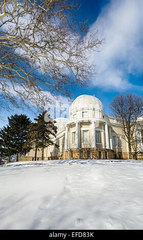 Das Allegheny Observatory in Riverview Park in Pittsburgh, Pennsylvania, USA, ist eine große astronomische Forschungseinrichtung. Stockfoto