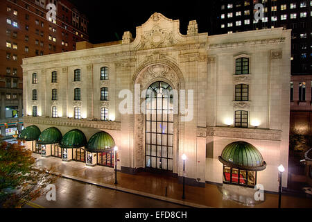 Heinz Hall für die darstellende Kunst ist ein Performing Arts Center und Konzertsaal genutzt in der Innenstadt von Pittsburgh, PA Cultural District. Stockfoto