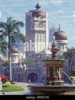 Dataran Merdeka (Unabhängigkeitsplatz), Kuala Lumpur, Federal Territories, Malaysia Stockfoto