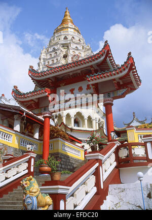 Pagode am Kek Lok Si (Tempel der Sukhavati) buddhistische Tempel, Air Itam, Penang, Bundesstaat Penang, Malaysia Stockfoto