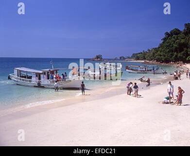Strand Insel Kapas (Pulau Kapas), Zustand von Terengganu, Malaysia Stockfoto