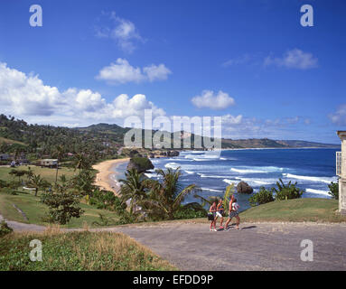 Zerklüfteten Ostküste, Batseba, die Pfarrkirche St. Josef, Barbados, kleine Antillen, Karibik Stockfoto