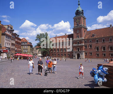 Schlossplatz (Plac Zamkowy), Altstadt, Warschau (Warszawa), Provinz Masowien, Polen Stockfoto